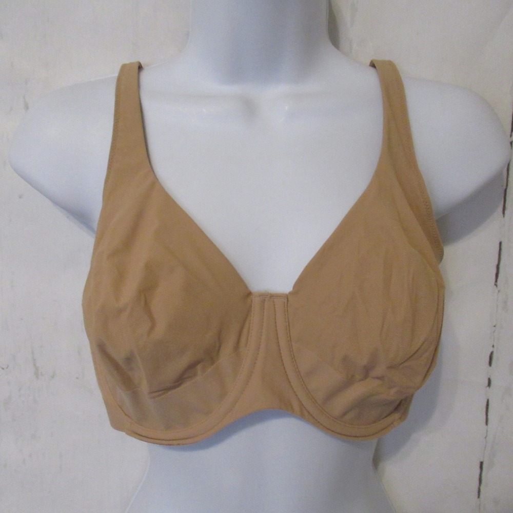 Wacoal Bra 38C Beige Tan Shape Revelation Pendulous Underwire Bra 855387